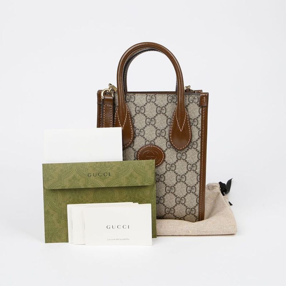 Interlocking Mini Tote Shoulder Bag